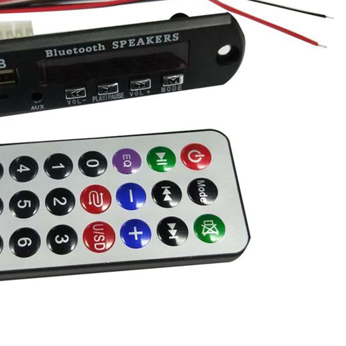 Car MP3 Decoder Board FM Radio Bluetooth 5.0 Speaker Module Support