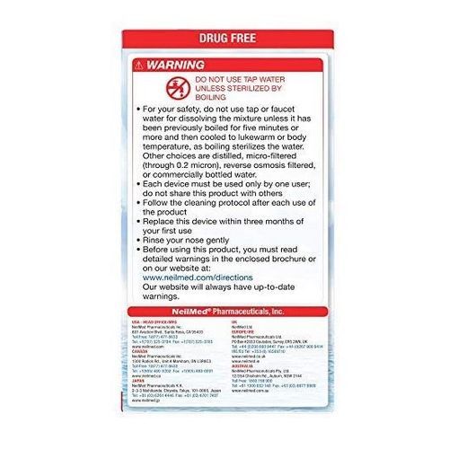 Sinugator Cordless Pulsating Nasal Wash Kit With One Irrigator, 30 Pre Mixed Packets