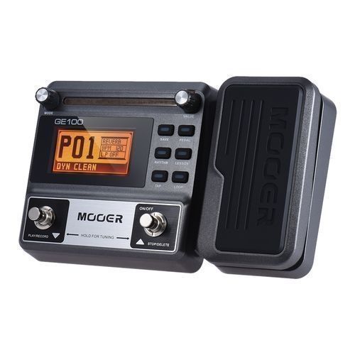 GE100 Guitar Multi-effects Processor Effect Pedal With Loop Recording(180 Seconds) Tuning Tap Tempo Rhythm Setting Scale & Chord Lesson Functions