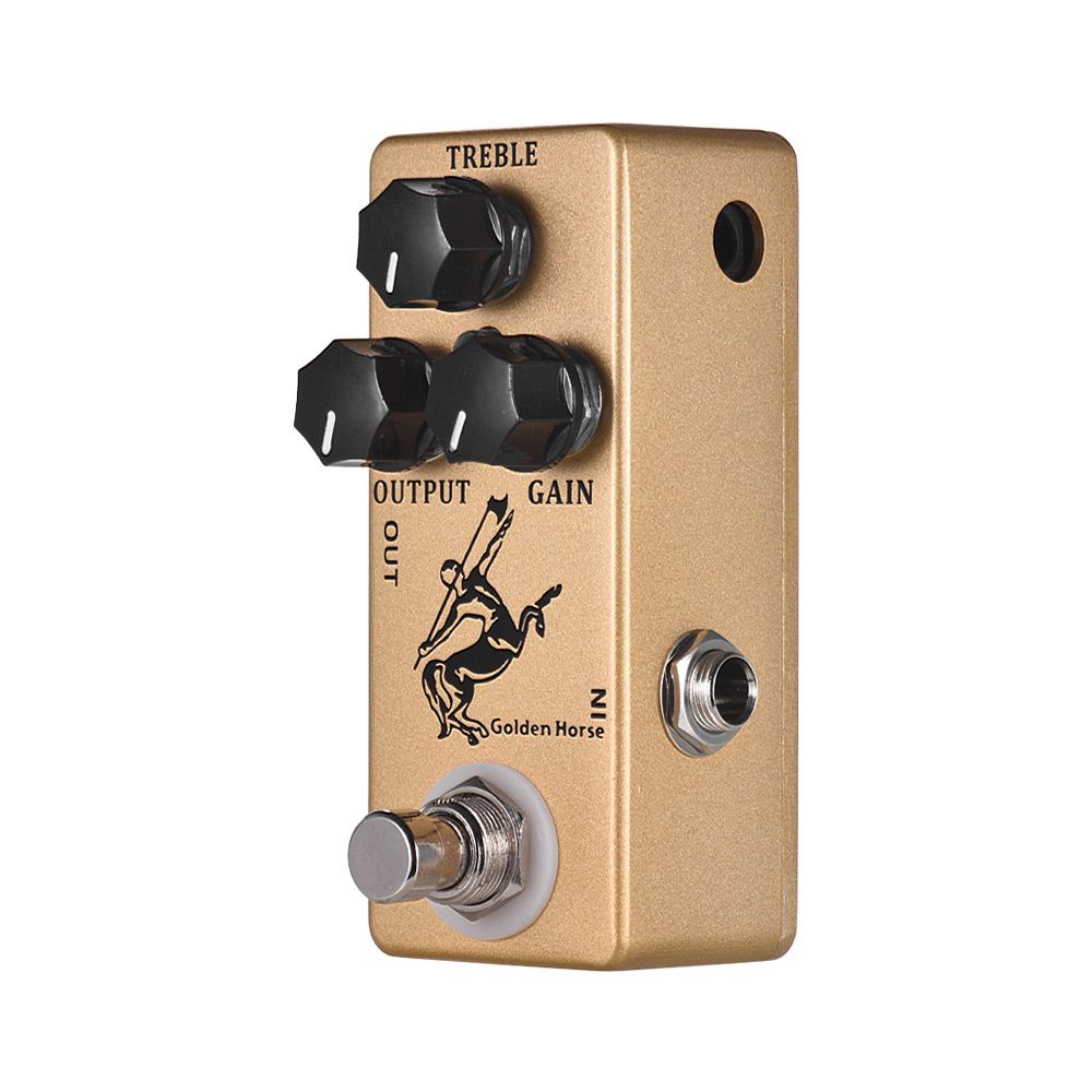 Golden Horse Guitar Overdrive Effect Pedal Full