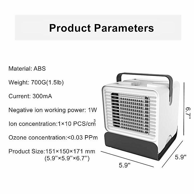 Mini Air Conditioner Conditioning Fan Portable Low Noise