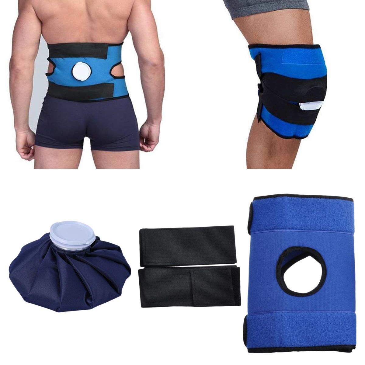 Direct  Ice Pack For Sport Injury, Reusable Hot Cold Compress Wrap