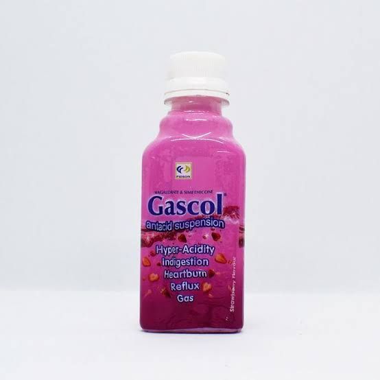 Gascol Antacid Suspension Strawberry Flavor (150ml)