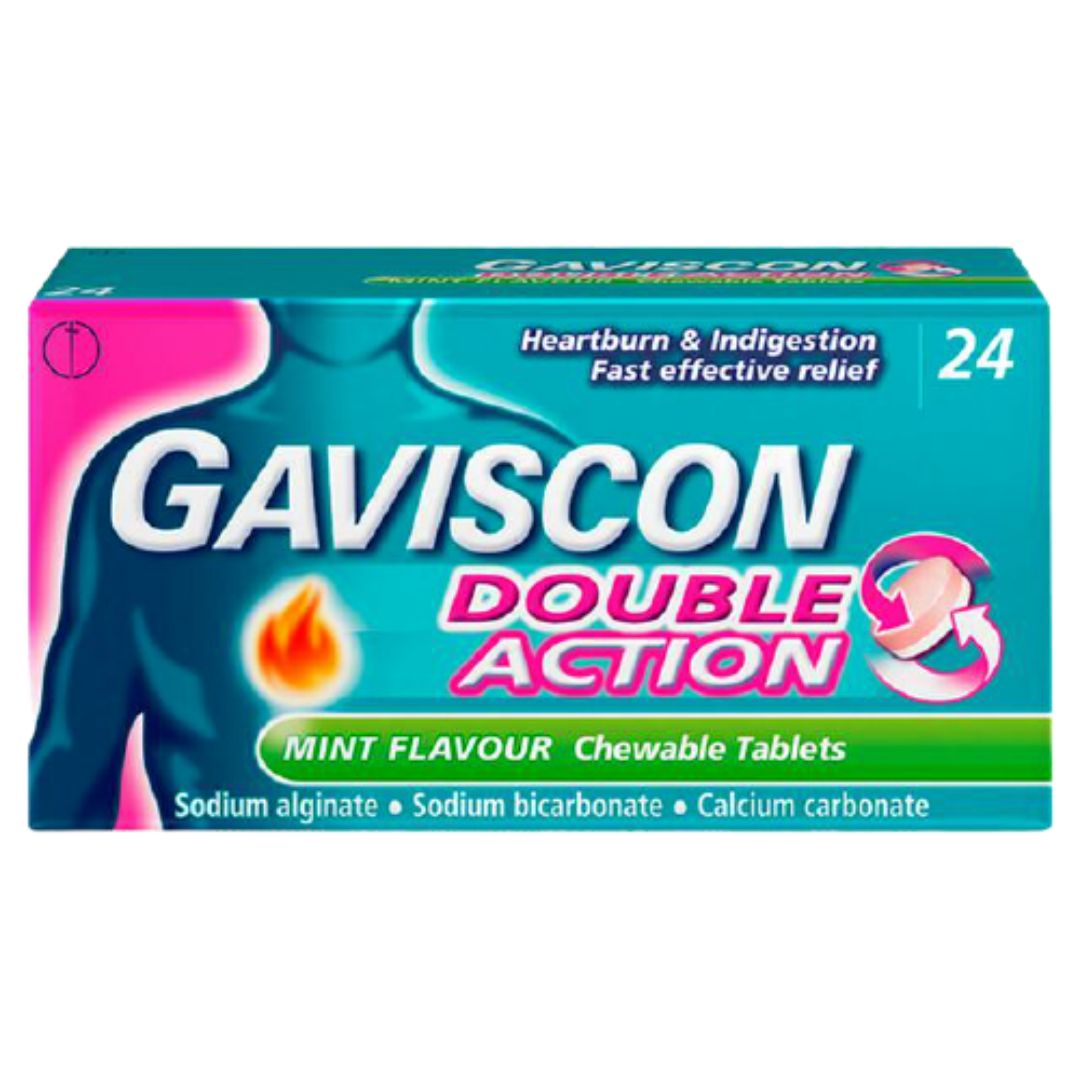 Double Action Tab - 24 Mint Flavour Chewable Tab