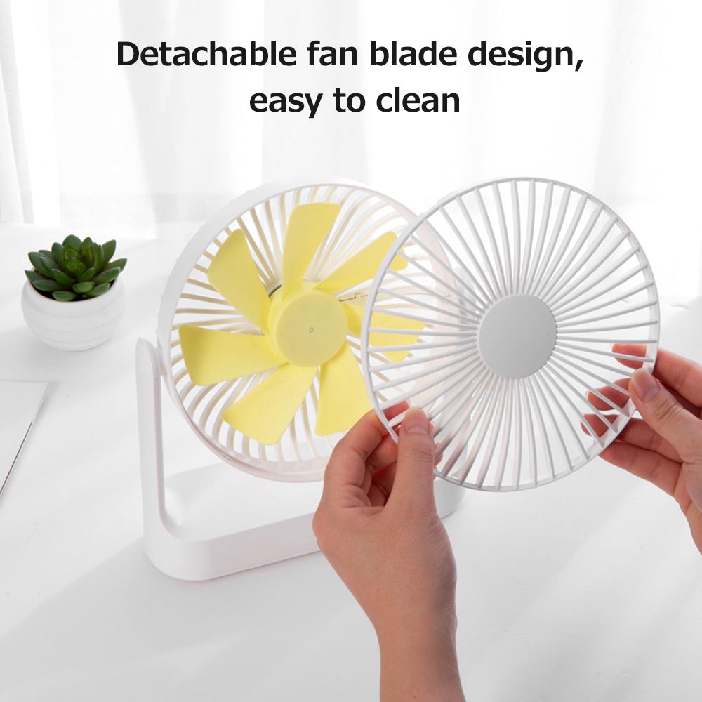Multifunctional Rechargeable Desktop Fan Low Noise 4-gear