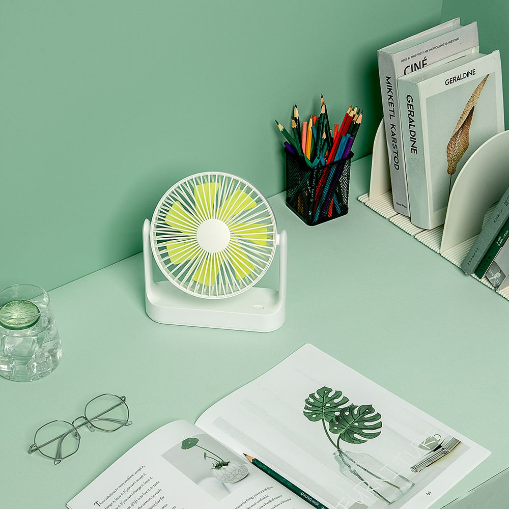 Multifunctional Rechargeable Desktop Fan Low Noise 4-gear