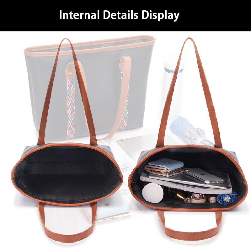 4 In 1 Women Bag Crossbody Bag Handbag Underarm Bag Ladies Sling Purse Tote Messenger Shoulder Bag