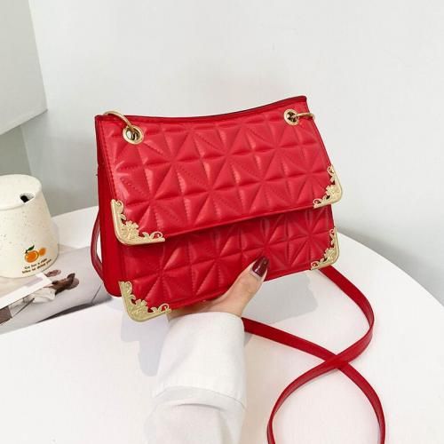 Elegant Women Handbag PU -Red