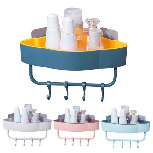 Bathroom Shelf Kitchen Organizer Shelves Corner Wall Mounted