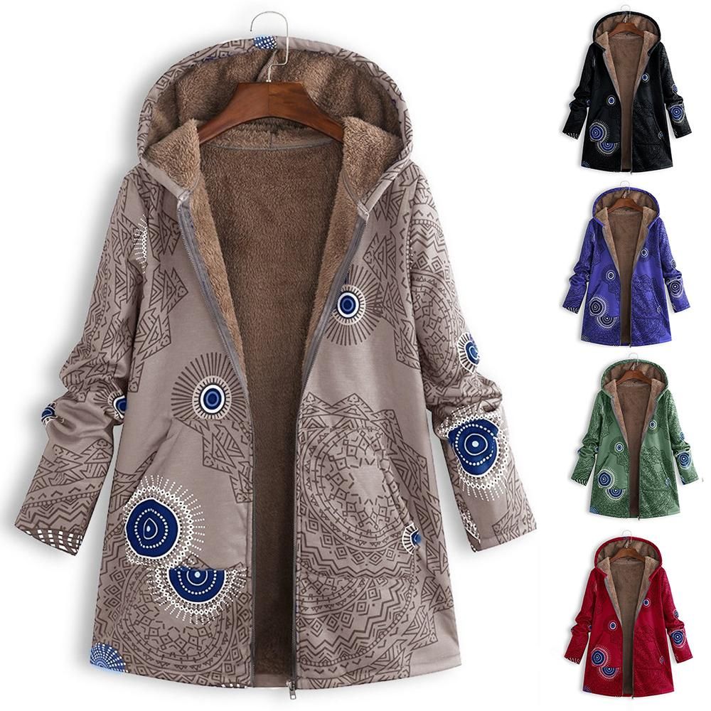 Winter Warm Plush Jacket For Women Coat