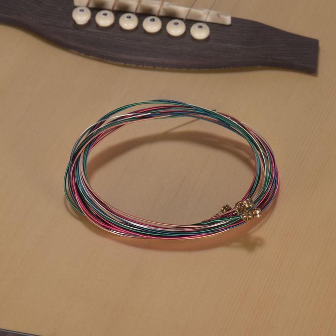 Acoustic Folk Guitar Strings Set Steel Core Copper Alloy