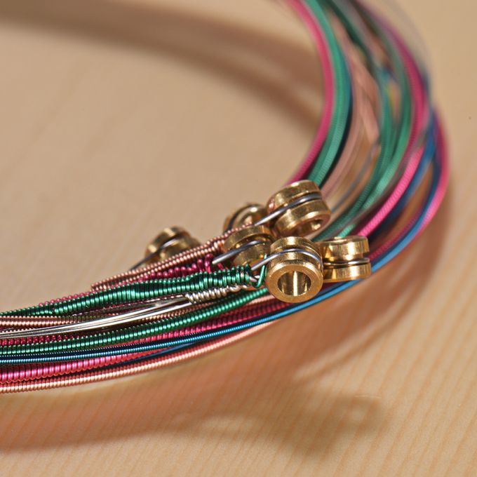 Acoustic Folk Guitar Strings Set Steel Core Copper Alloy