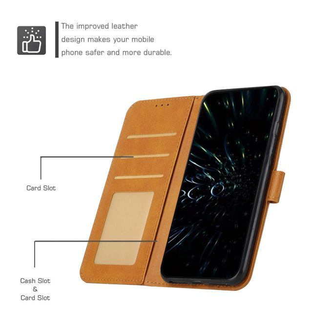 Infinix Hot 10 Play Case Luxury Flip Card Wallet Case