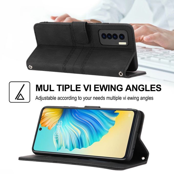 For Tecno Camon 17Pro Case Luxury Flip Card Wallet Case