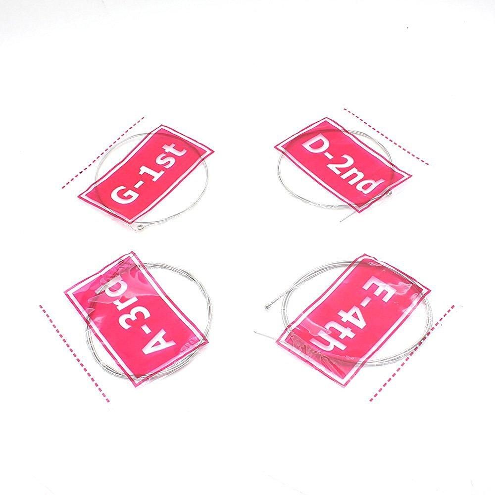 4pcs Electric Bass String Set Plated Steel Accessory .045-.0