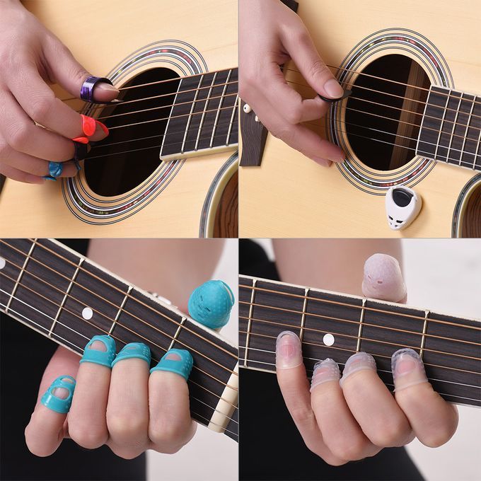 Guitar Accessories Kit Includes 20pcs Silicone Guitar