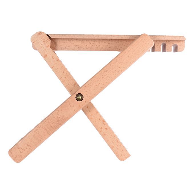 Foldable Wooden Guitar Foot Rest Stool Pedal 4-Level