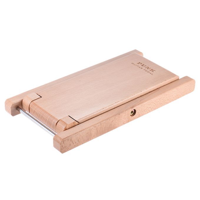 Foldable Wooden Guitar Foot Rest Stool Pedal 4-Level