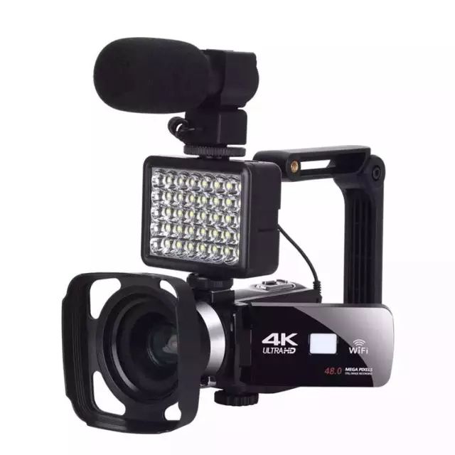 Camcorder 4K 60fps Ultra HD HDV4K Pro 18X Zoom Digital Video Camera