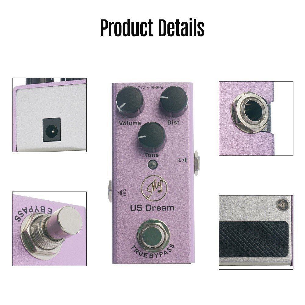 Portable US Dream Distortion Effect Pedal For Electric