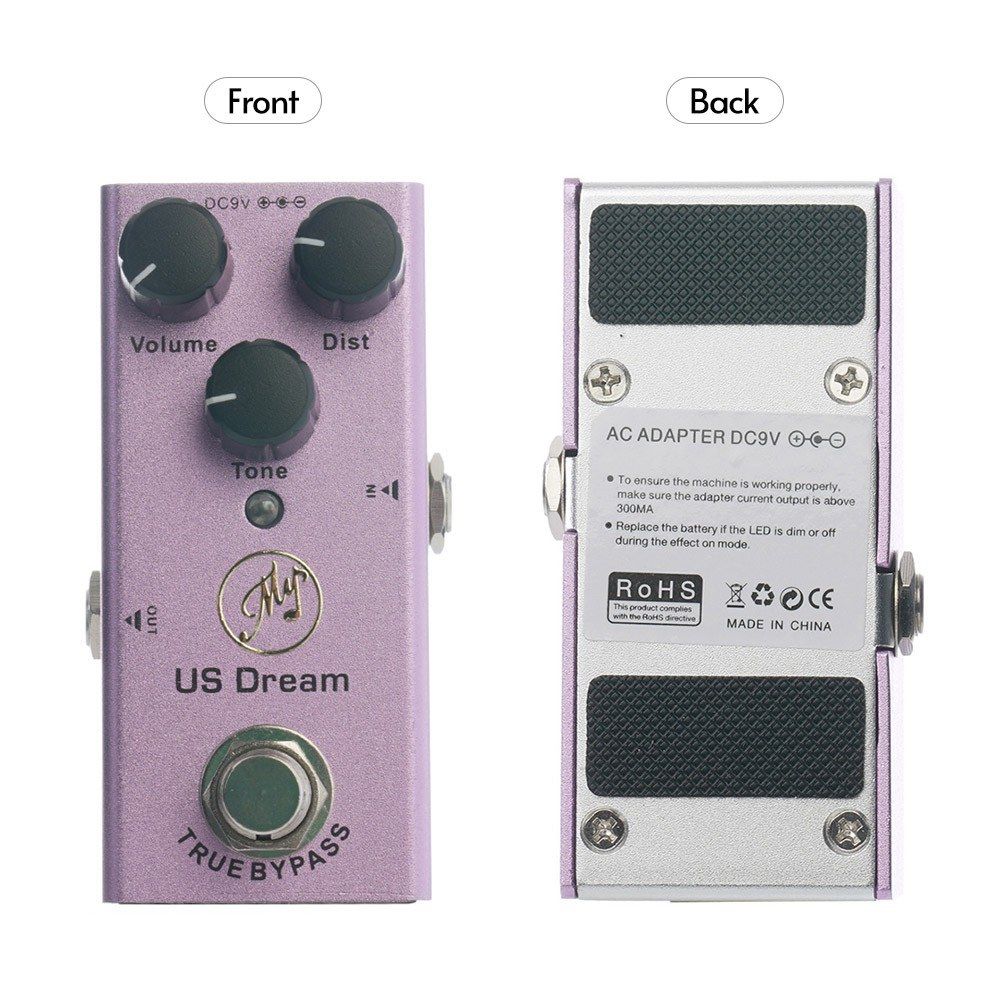 Portable US Dream Distortion Effect Pedal For Electric