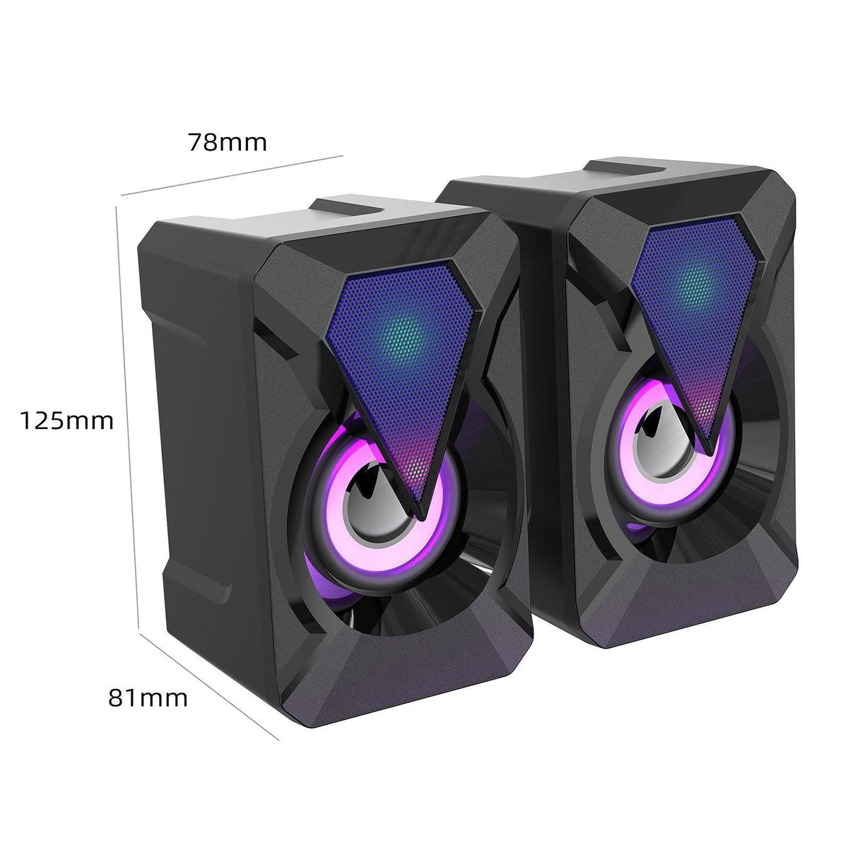 Computer Speaker USB Powered PC Speaker 3.5mm Audio Jack