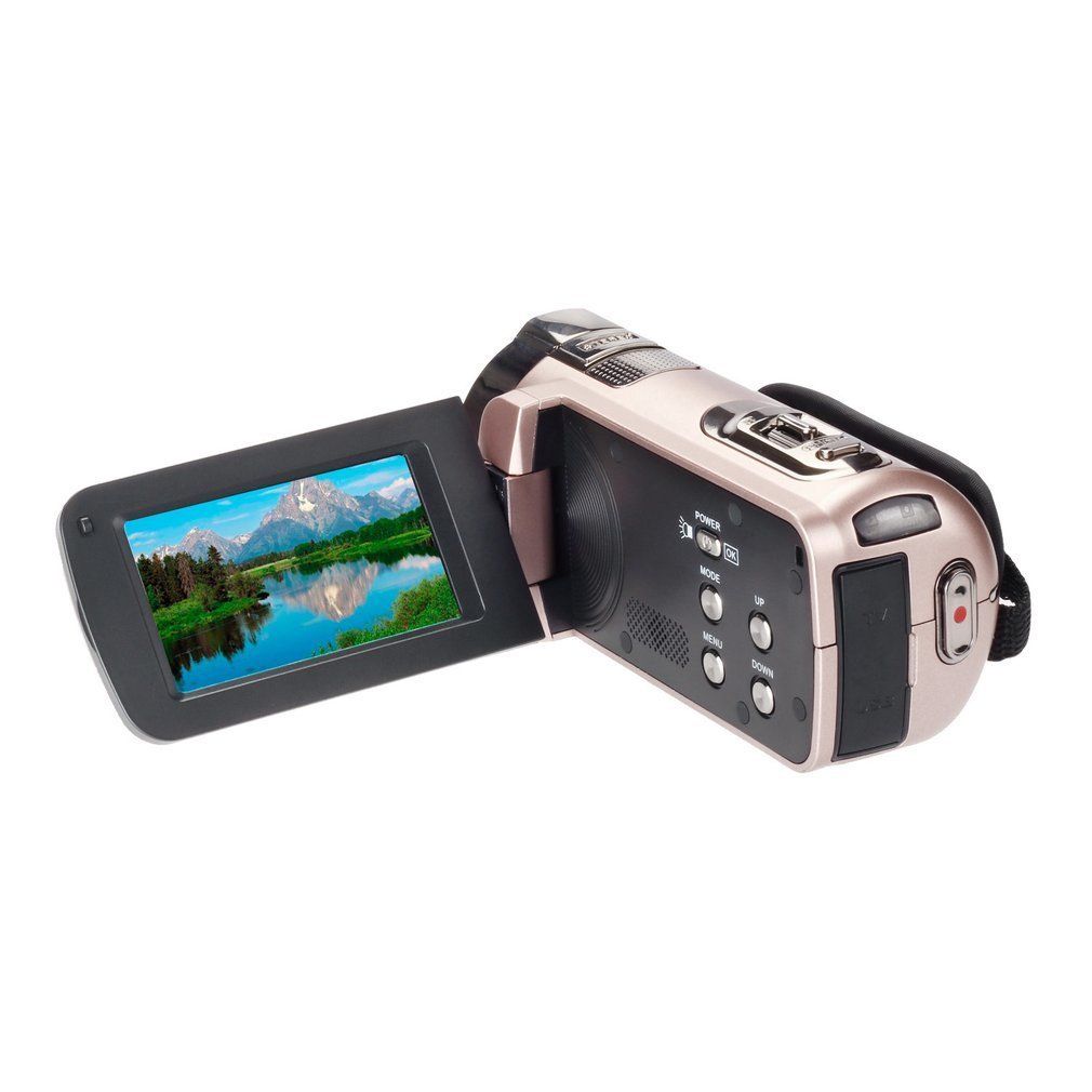 HDV-312P Multi-function Video Camera 24MP Night Vision Camera Wi-Fi 2.7-inch LCD Screen Digital HD Camera Camcorder For Travel LIEGE