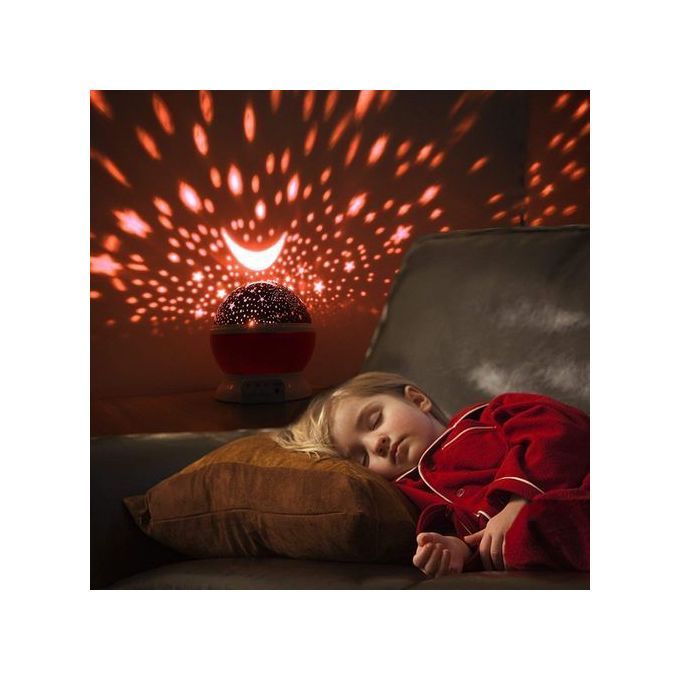 Night Lights LED Romantic Rotating Spinning Projector Lamp Sky Moon Star Master