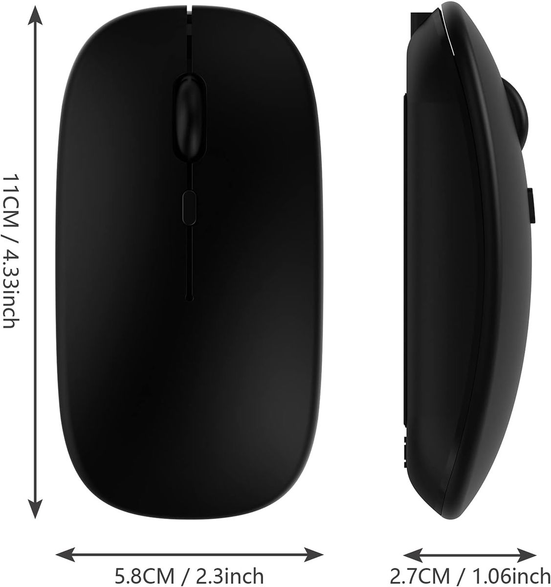 Bluetooth Wireless Mouse Silent Office Rechargeable Mouse