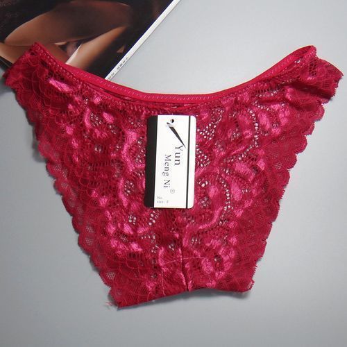 All Ladies Lace Panties Briefs - 12 Pcs