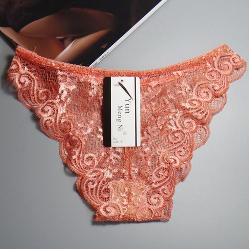 All Ladies Lace Panties Briefs - 12 Pcs