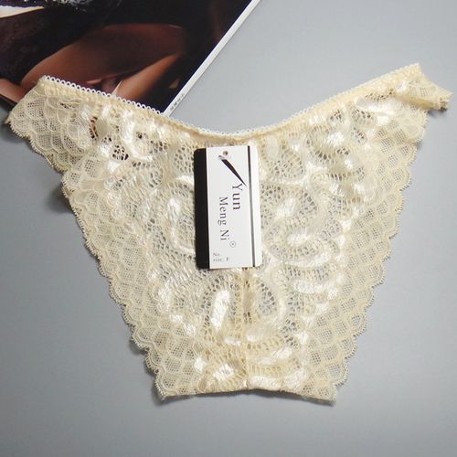 All Ladies Lace Panties Briefs - 12 Pcs