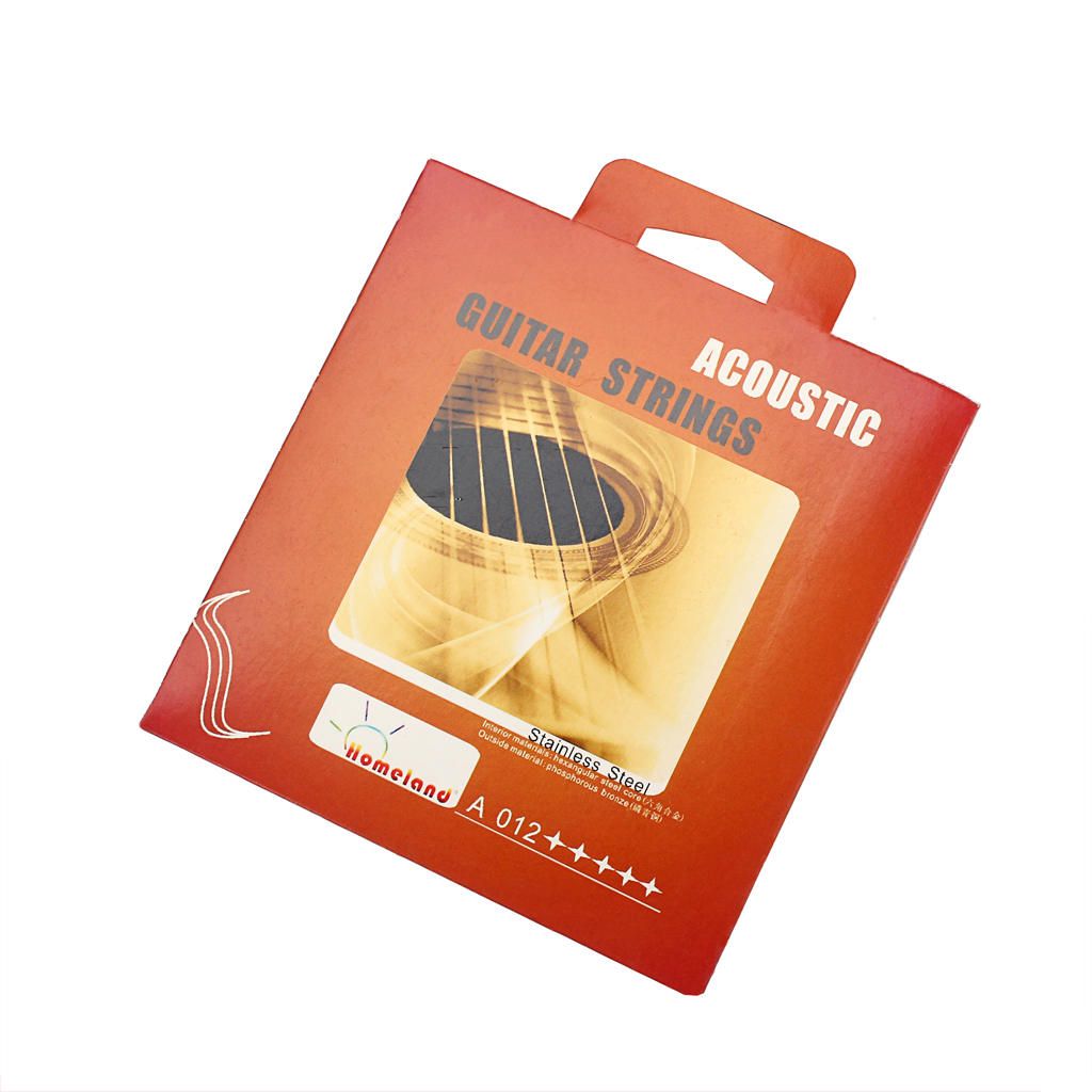 Set Of 6 Copper Guitar Strings For Acoustic Guitar Musical Instrument