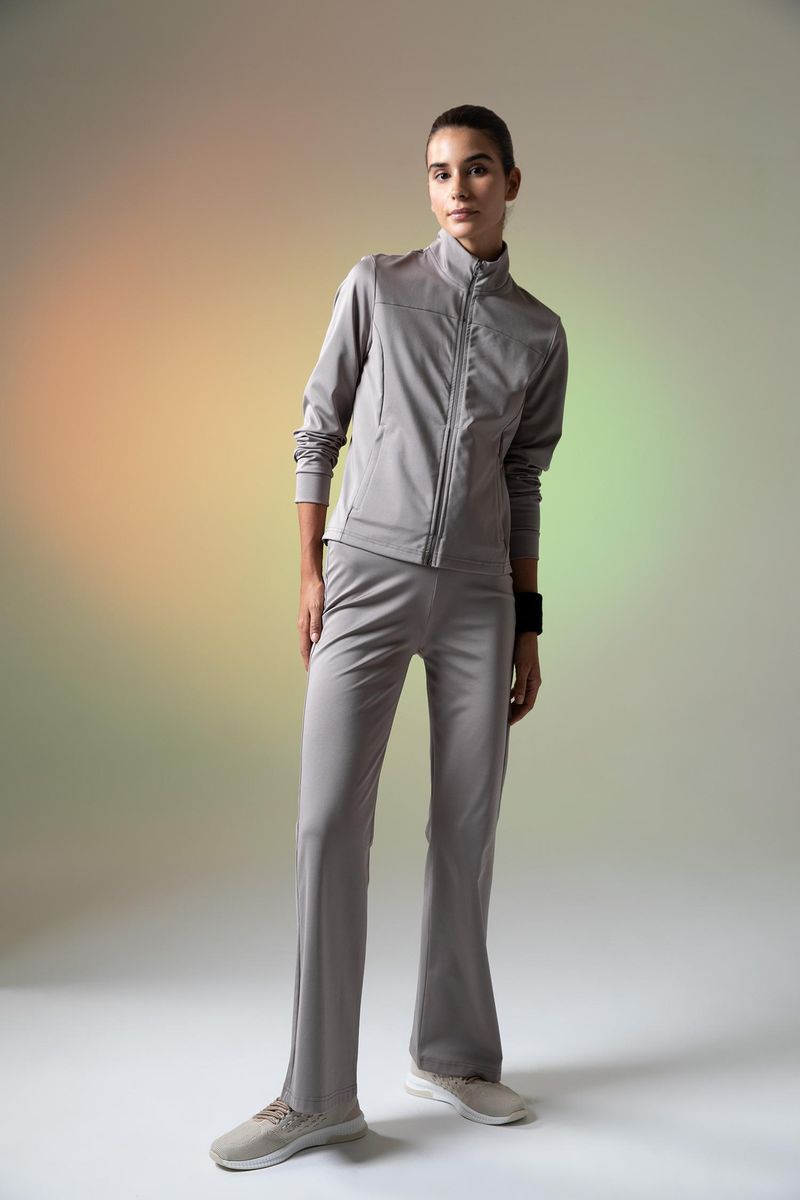 Woman Standart Fit Knitted Cardigan-Grey