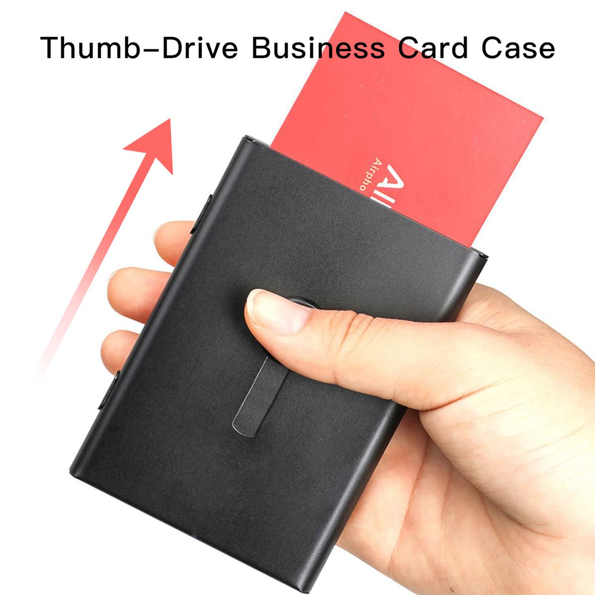 Business Card Holder Thumb-Drive Business Card Case Silde