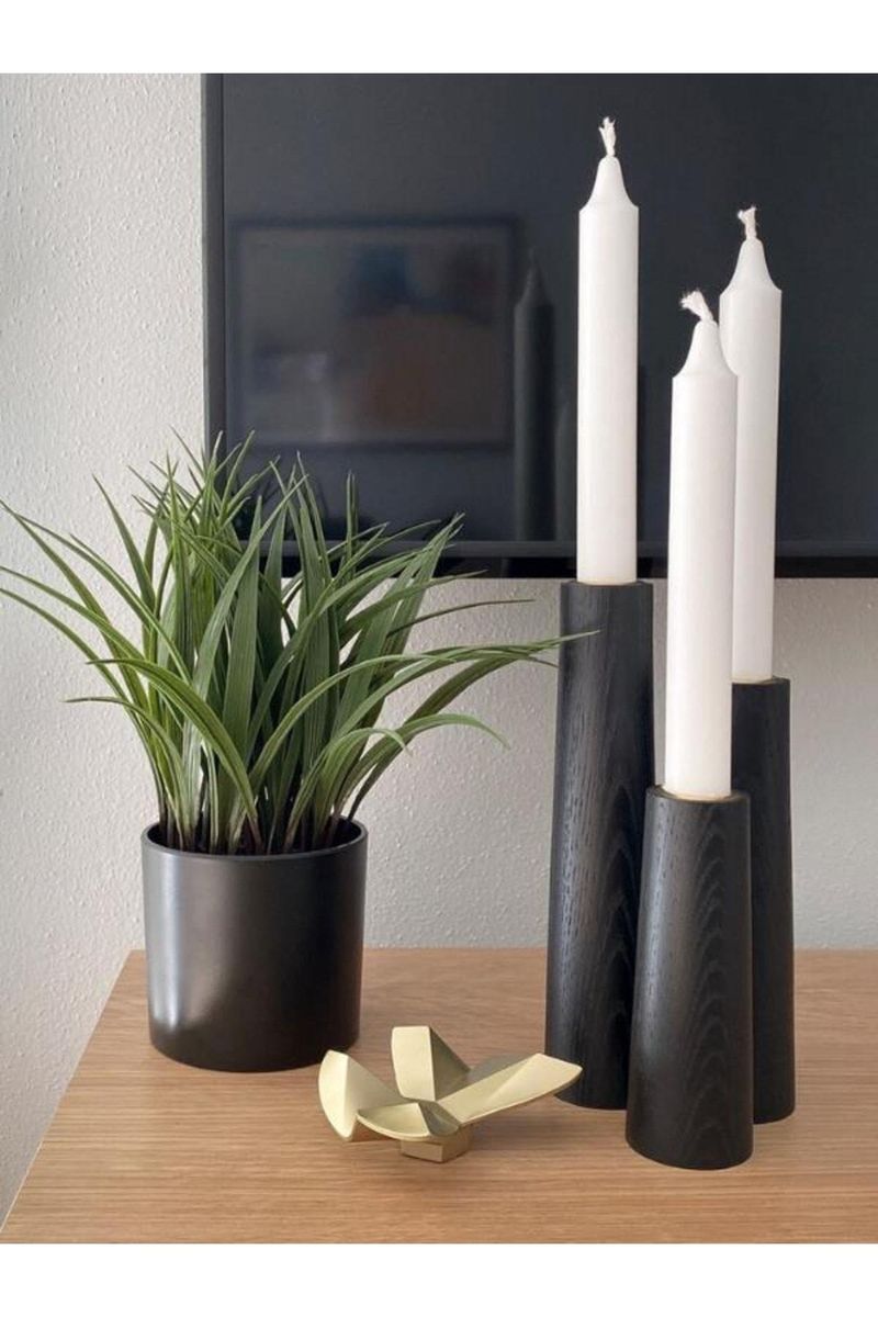 Special Decorative Wooden Candle Holder Set of 3