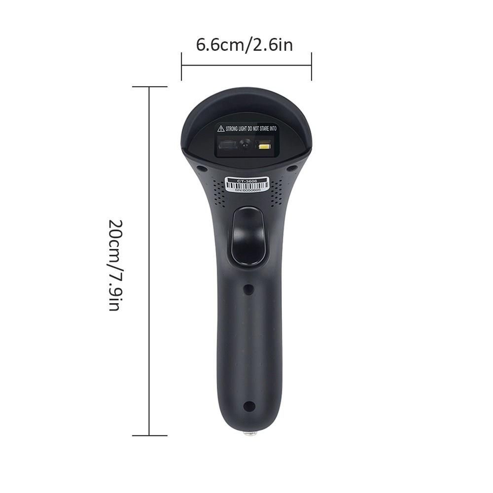 RF1000G Wireless Barcode Scanner Handheld Wechat Scanner Reader for Mobile Payment Computer Screen Supermarket Retail Store Warehouse