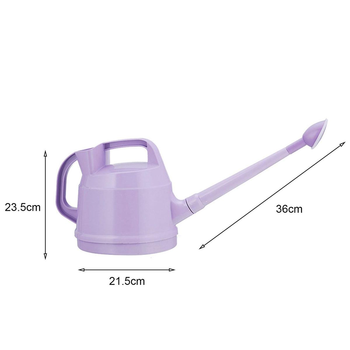 Easy to Carry Store Watering 4.5l Ergonomic Sprinkle Kettle Quick Fill Purple