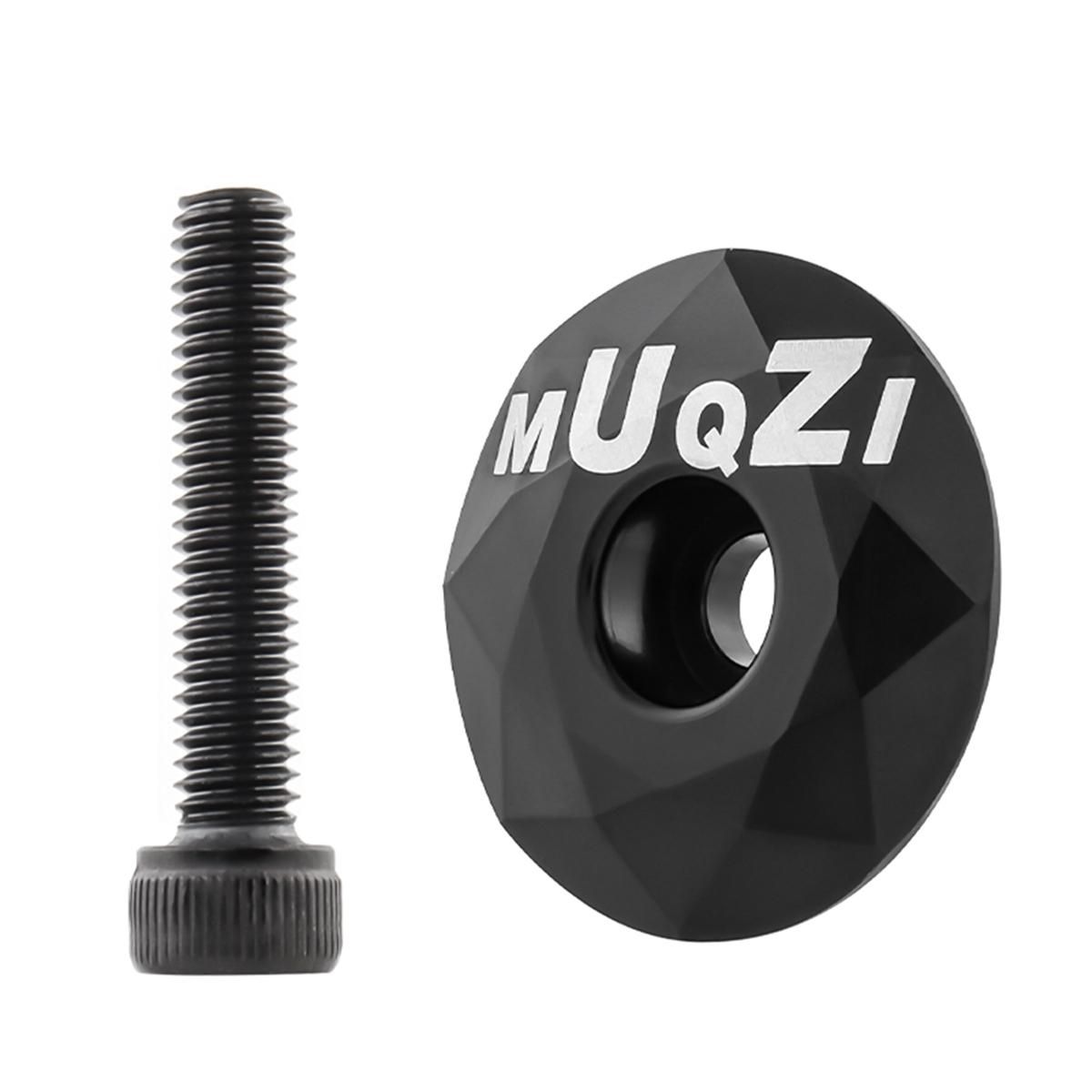 MUQZI Headset Stem Top Cap with M6X30mm Screw for MTB