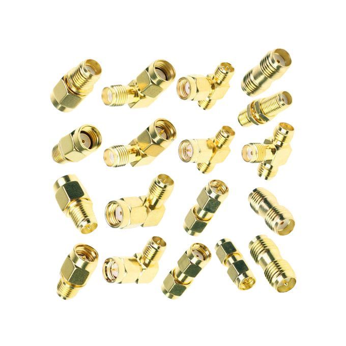 SMA Adapter Kit SMA Male Female WiFi Antenna Extension Connector Pack