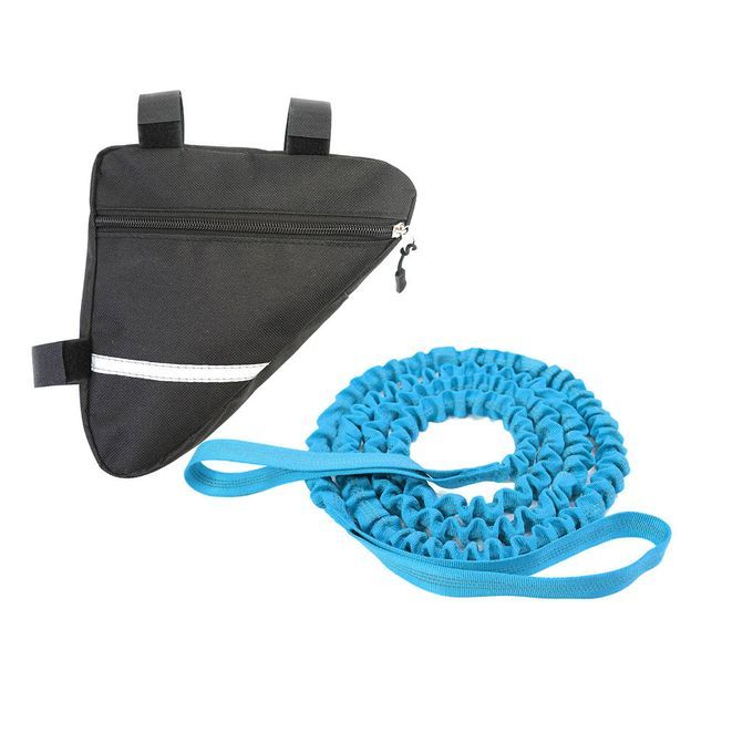 2.5m Bike Tow Rope Bicycle Stretch Pull Strap For Pulling Child Blue