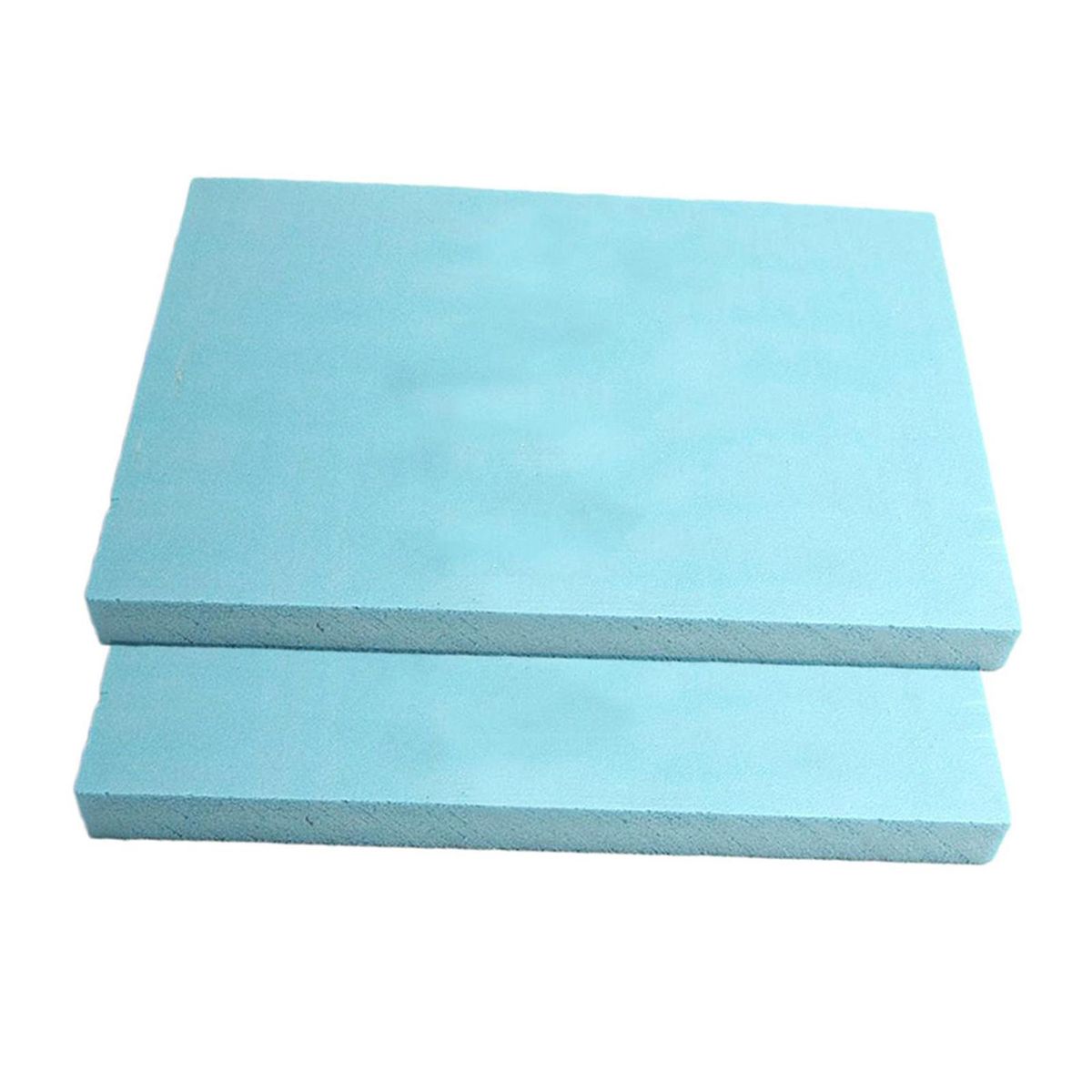 2x Polystyrene Boards Sculpting Sheets Foam Rectangle