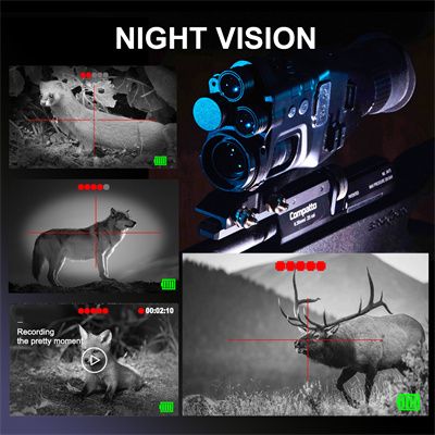 Digital Night Vision Scope, IR 850nm&940nm HD For Hunting