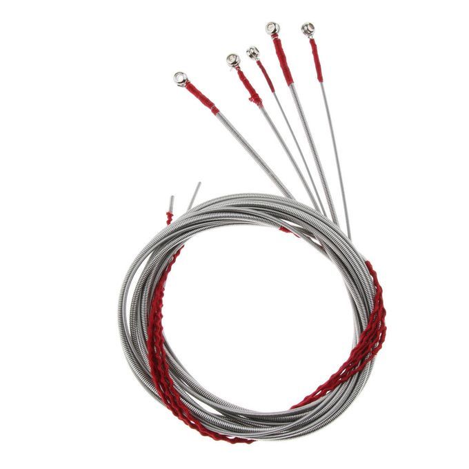 5pcsset Guitar Bass Strings For Electric Bass Replacement Parts Great