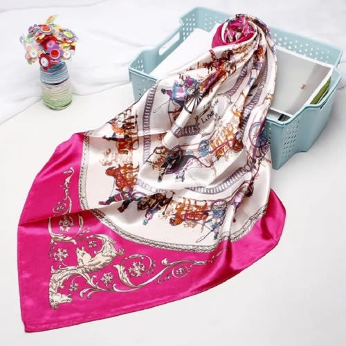 Women Fashion Silk Satin Scarf