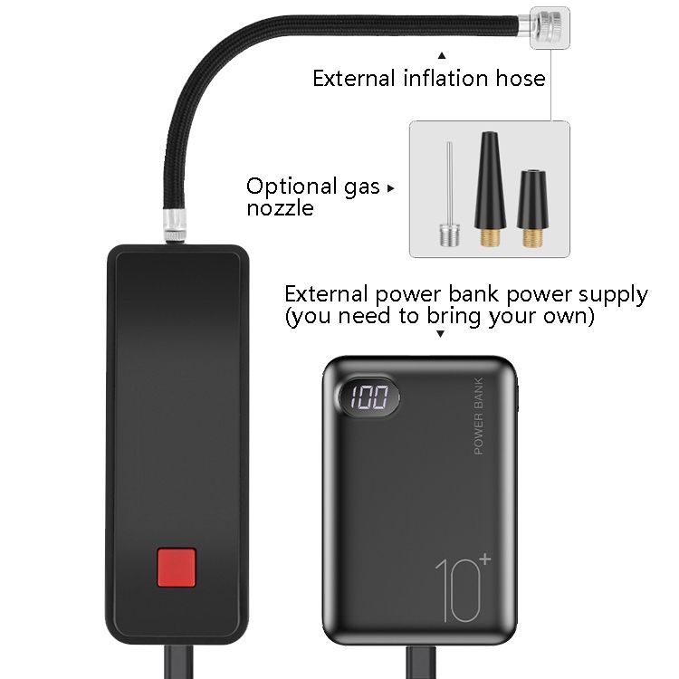 Bike Portable Electric Pump Riding Mini Pump