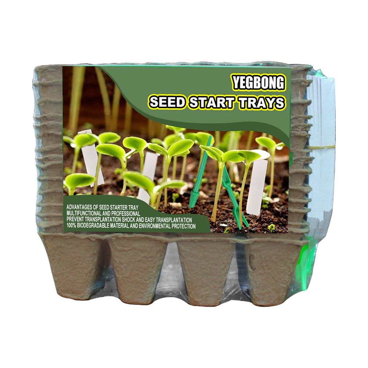 1 Set Plant Start Tray   Natural Root Protective 2