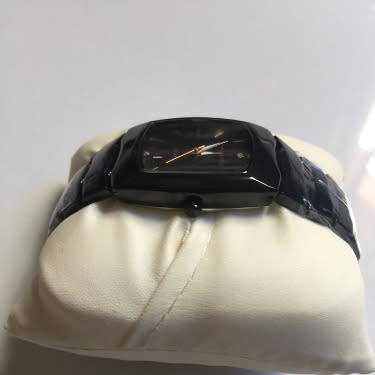 Stylish Unisex Ceramic Wrist Watch - Black