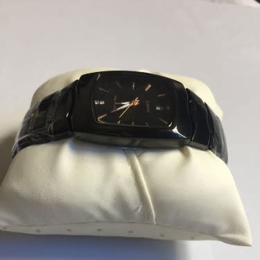 Stylish Unisex Ceramic Wrist Watch - Black