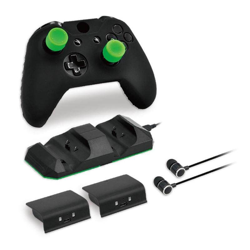 Controller Case+Cover+Dock+ Pack+Headphones SET For XBOX ONE X/XBOX ONE S